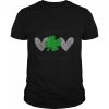 Not Lucky Just Blessed Leopard Shamrock St Patrick Day Irish T-Shirt