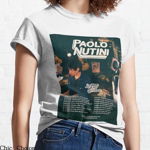Paolo Nutini T-Shirt Last Night In The Bitter Sweer Music