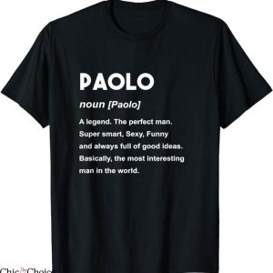 Paolo Nutini T-Shirt Paolo Name T-Shirt Music