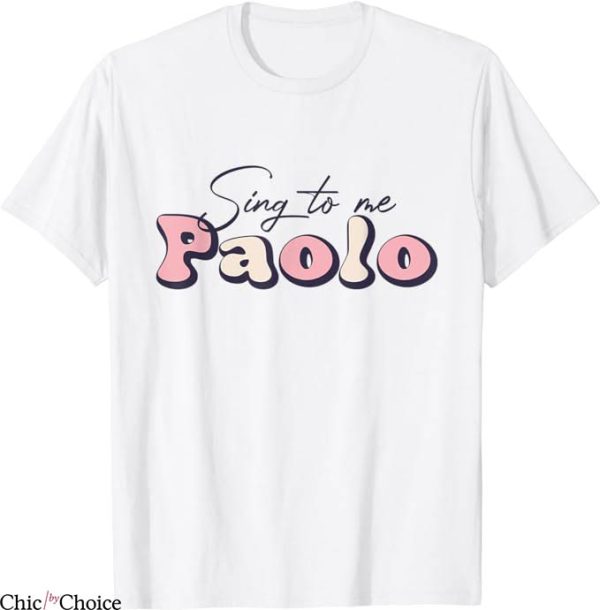 Paolo Nutini T-Shirt Sing To Me Paolo T-Shirt Music