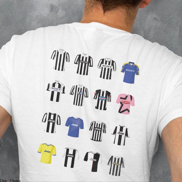 Pink Juventus T-Shirt Classic Kits Football Sports Soccer