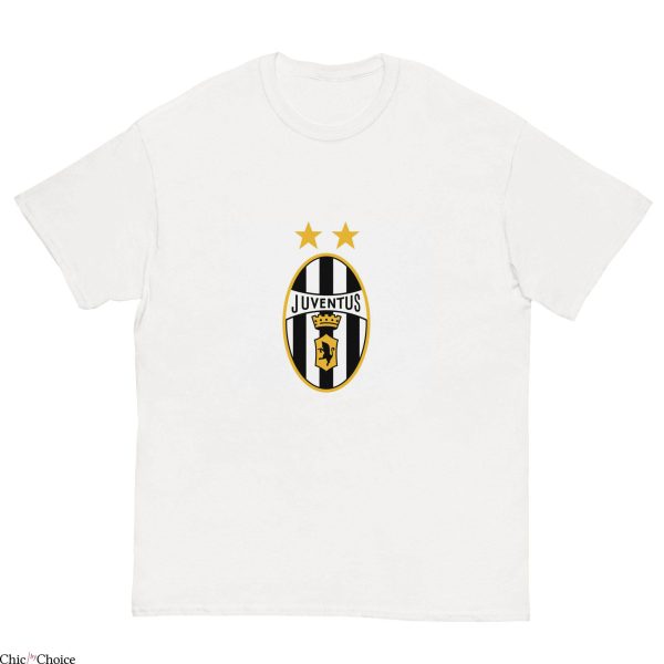 Pink Juventus T-Shirt Vintage Logo Retro Style For Fans