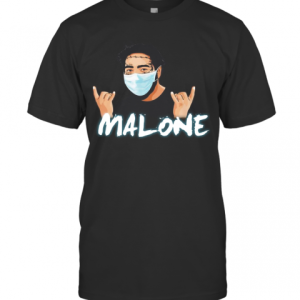 Post Malone Face Mask Fight Coronavirus Covid 19 T-Shirt
