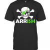 Pretty Irish Pirate Skull And Cross Bones St Patricks Day T-Shirt