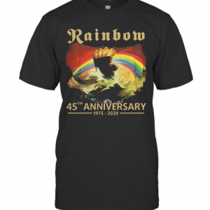 Rainbow 45Th Anniversary 1975 2020 T-Shirt