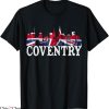 Retro Coventry City T-Shirt Skyline I Love England Uk Flag