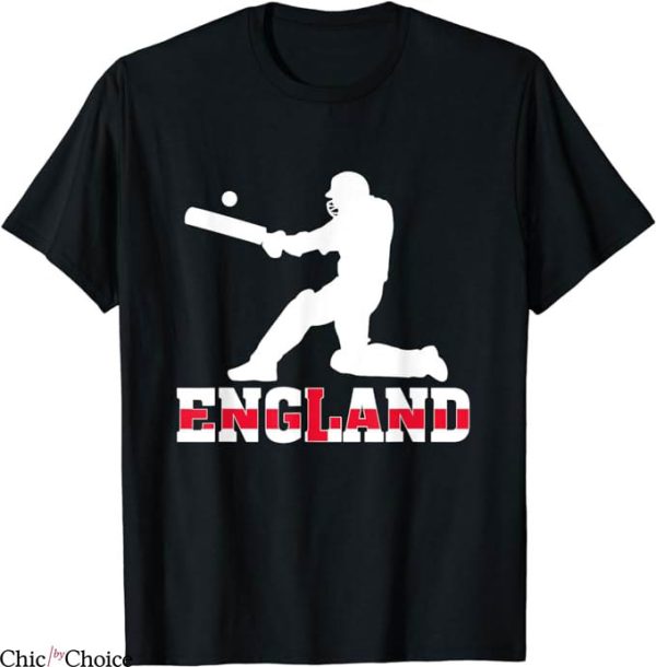 Retro England Cricket T-Shirt 2023 British Cricket T-Shirt