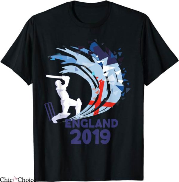 Retro England Cricket T-Shirt Cricket England 2019 T-Shirt