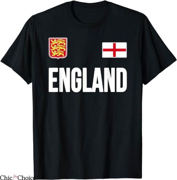 Retro England Cricket T-Shirt England English Flag Shirt NFL