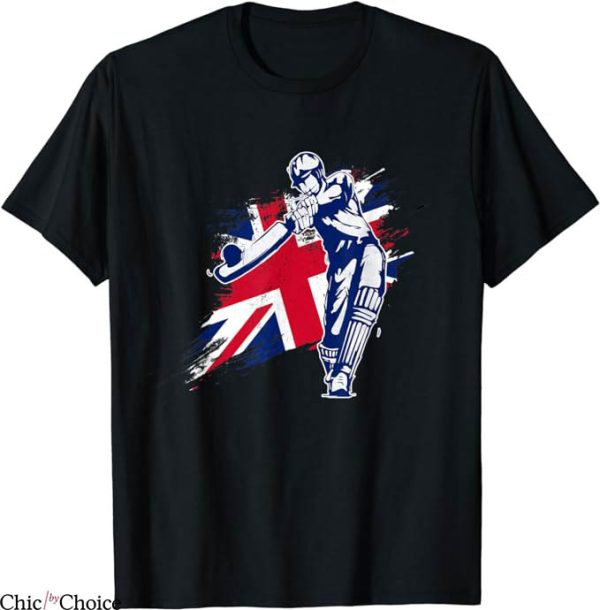 Retro England Cricket T-Shirt Fans Best Gift T-Shirt NFL