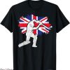 Retro England Cricket T-Shirt Lover Cricket Fan T-Shirt NFL