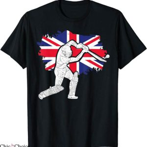 Retro England Cricket T-Shirt Lover Cricket Fan T-Shirt NFL
