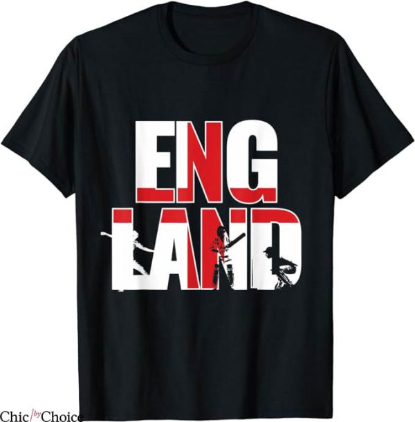 Retro England Cricket T-Shirt NFL