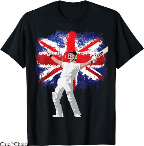 Retro England Cricket T-Shirt National Fans Lover TShirt NFL