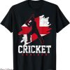 Retro England Cricket T-Shirt Player Coach Vintage Tee NFL