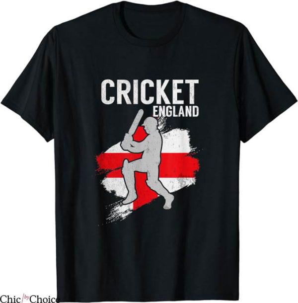 Retro England Cricket T-Shirt Team England Cricket Shirt NFL