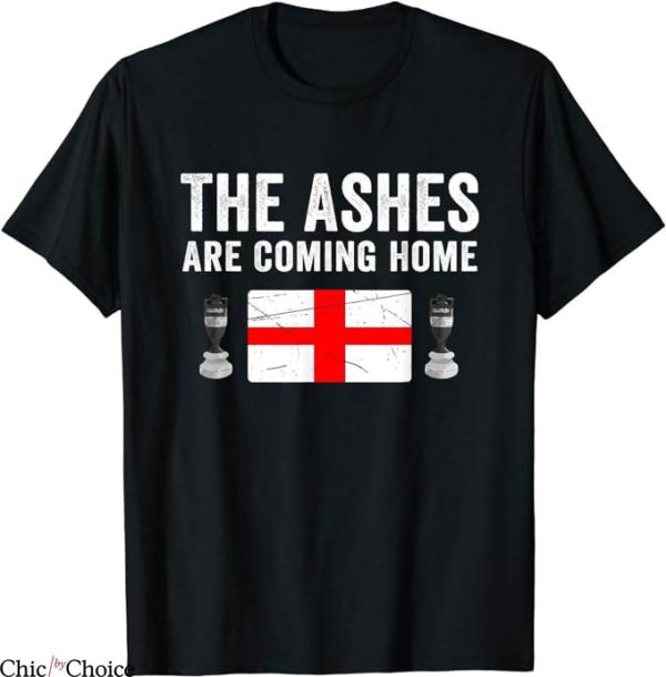 Retro England Cricket T-Shirt The Ashes Are Coming Home NFL