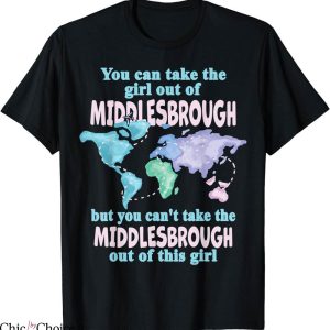 Retro Middlesbrough T-Shirt Girl From Middlesbrough