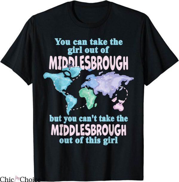 Retro Middlesbrough T-Shirt Girl From Middlesbrough