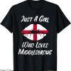Retro Middlesbrough T-Shirt Lips Mouth Love Saint-George’s