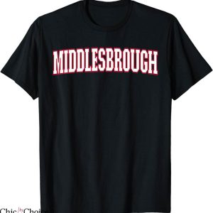 Retro Middlesbrough T-Shirt Uk England Sports Soccer