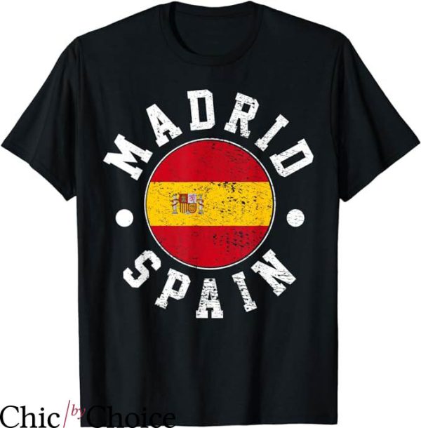 Retro Real Madrid T-shirt Marid Spain T-shirt