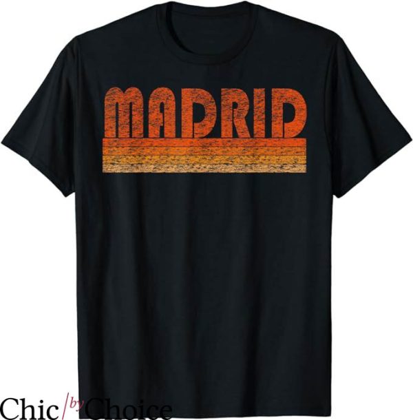 Retro Real Madrid T-shirt Vintage Retro Marid T-shirt