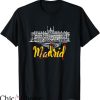 Retro Real Madrid T-shirt Vintage Royal Palace In Madrid