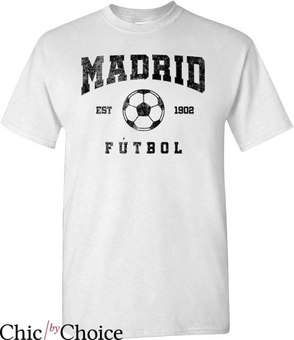 Retro Real Madrid T-shirt World Soccer Retro Club T-shirt