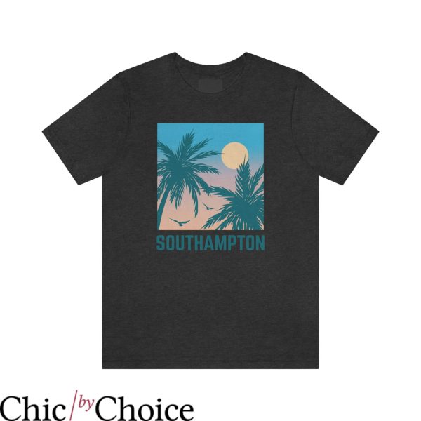 Retro Southampton T-Shirt New York Palm Tree Beach