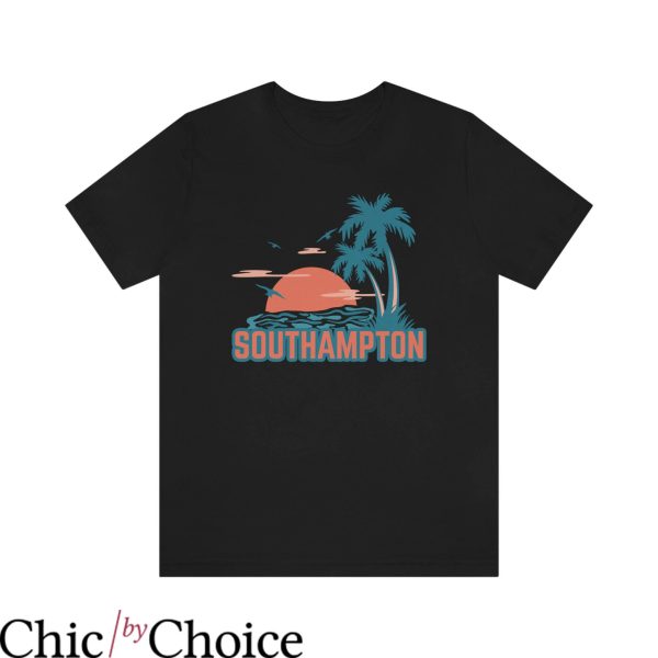 Retro Southampton T-Shirt New York Palm Tree Beach Retro