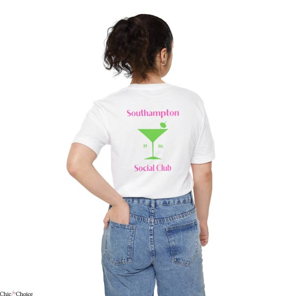 Retro Southampton T-Shirt Social Club Martini Glass