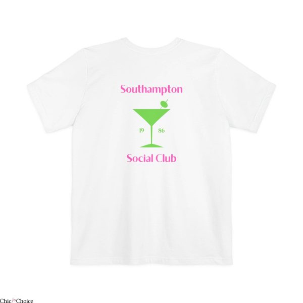 Retro Southampton T-Shirt Social Club Martini Glass