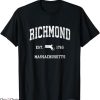 Richmond Afc T-Shirt Massachusetts MA Vintage Sports NFL
