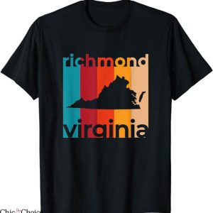 Richmond Afc T-Shirt VA Retro Repeat Cutout T-Shirt NFL
