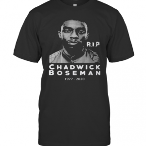 Rip Chadwick Boseman Actor Black Panther 1977 2020 T-Shirt