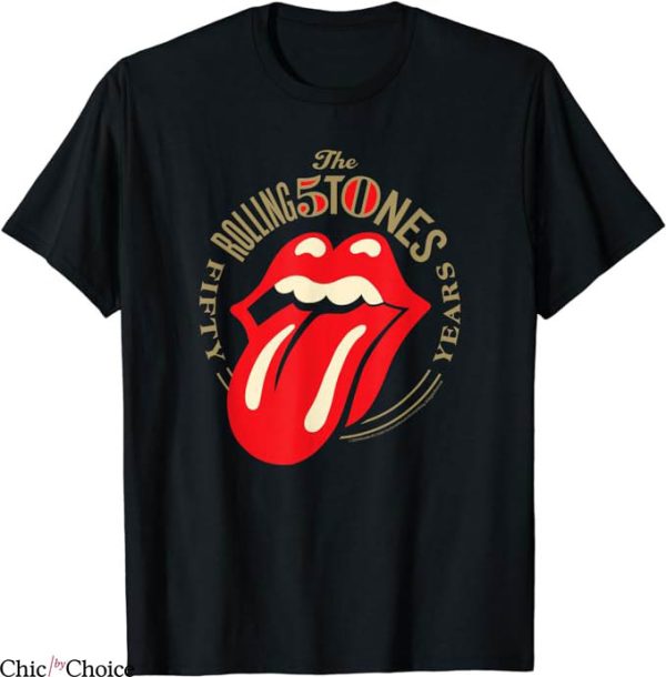 Rolling Stones T-Shirt 50 Years Tongue T-Shirt Trending