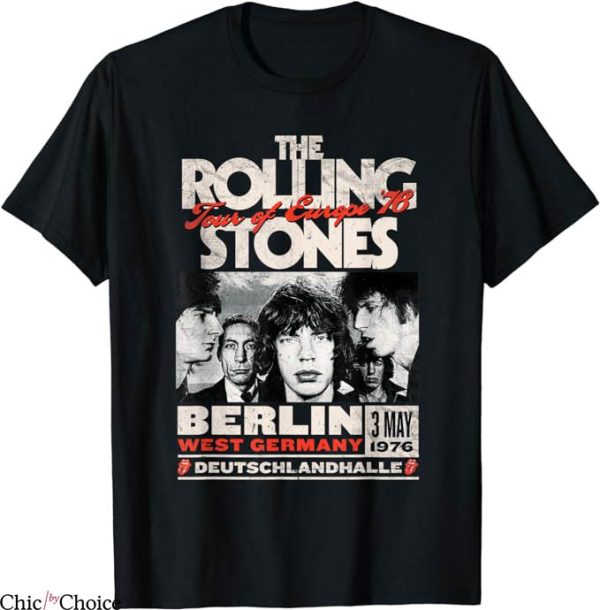 Rolling Stones T-Shirt Berlin 76 West Germany Shirt Trending