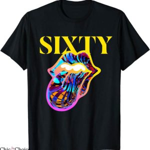 Rolling Stones T-Shirt Stones Sixty Tongue T-Shirt Trending