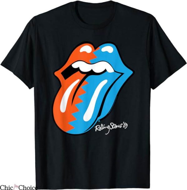 Rolling Stones T-Shirt Zig Zag 89 Tongue T-Shirt Trending