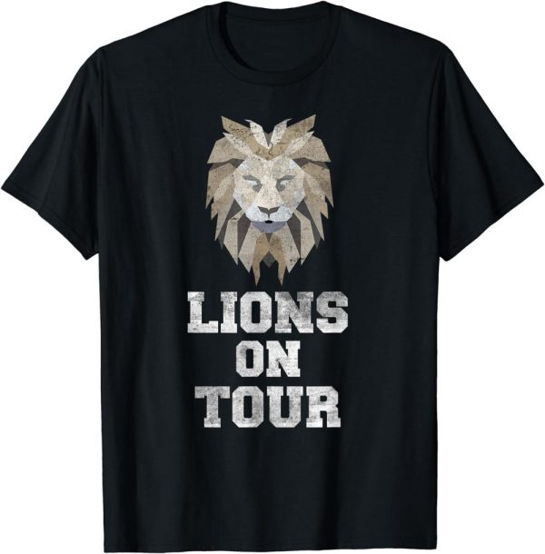 Rugby Tour T-Shirt British Lions Fans Lions On Tour