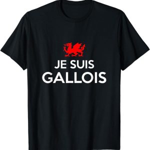 Rugby Tour T-Shirt Je Suis Gallois I Am Welsh French