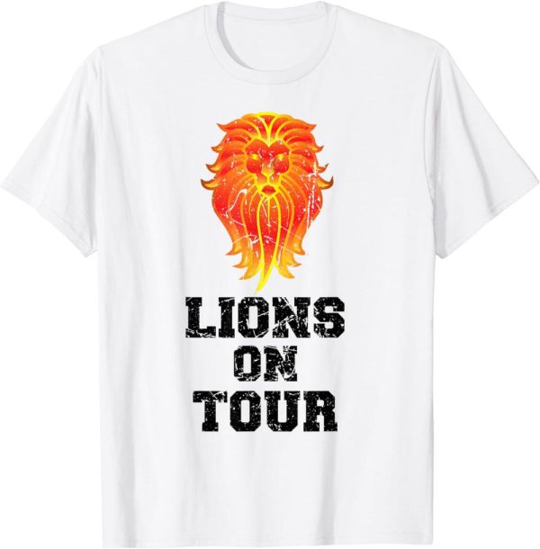 Rugby Tour T-Shirt Lions On Tour British Fan South Africa