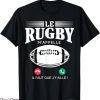Rugby World Cup T-Shirt Il Faut Que Jy Allie Le Rubby Tee
