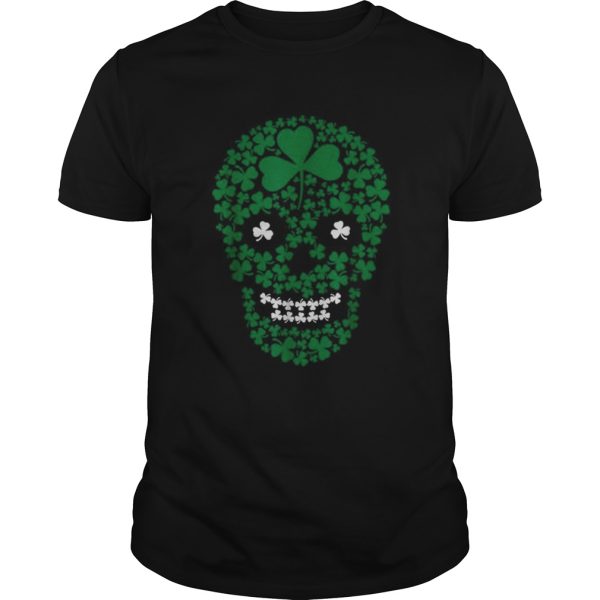 Saint Patricks Day Shamrocks Skull shirt