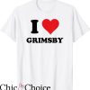 Grimsby Town T-shirt I Heart Grimsby Love UK T-Shirt