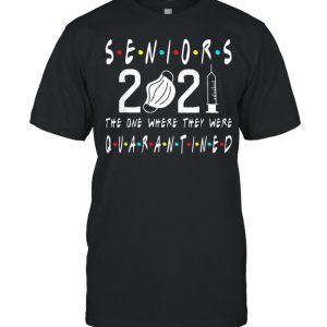 Senior class of 2021 graduation quarantine face mask shirt