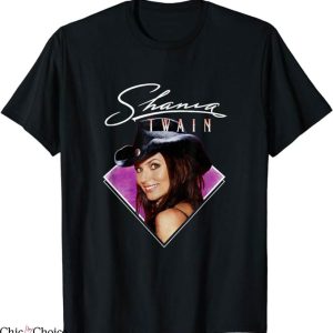 Shania Twain T-Shirt Shania Twain Purple Photo Trending