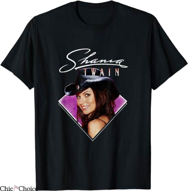 Shania Twain T-Shirt Shania Twain Purple Photo Trending