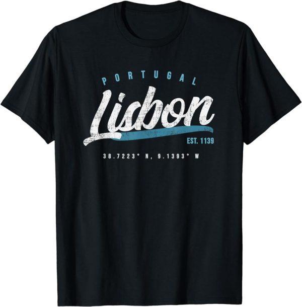 Sporting Lisbon T-Shirt Portugal Vintage Retro Football